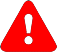 Red Triangle with an exclamation point to show importance