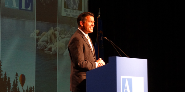 Governor welcomes Airport executives to Reno-Tahoe. Governor welcomes Airport executives to Reno-Tahoe.