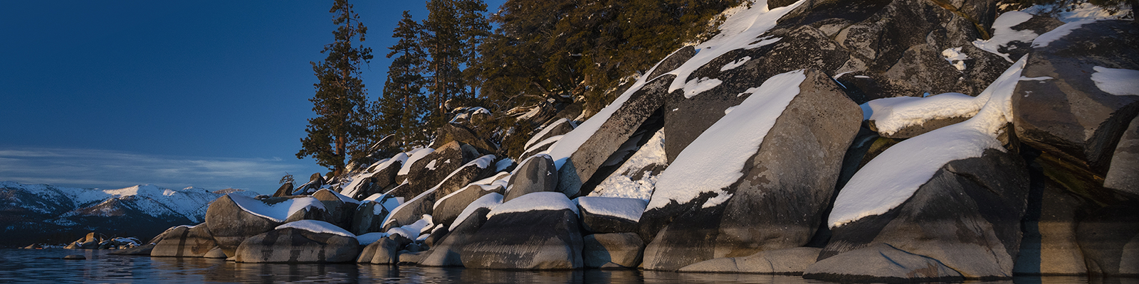 Tahoe Winter Rocks