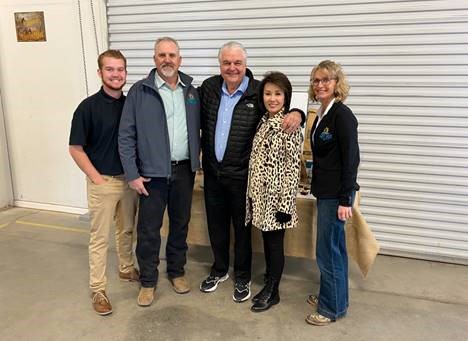 Owner John Getto & Staf; Governor Steve Sisolak; First Lady Kathy Sisolak Owner John Getto & Staf; Governor Steve Sisolak; First Lady Kathy Sisolak