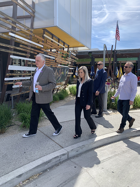 Governor Sisolak touring Midtown, Reno Photo 4