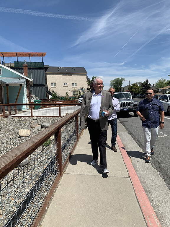 Governor Sisolak touring Midtown, Reno Photo 5