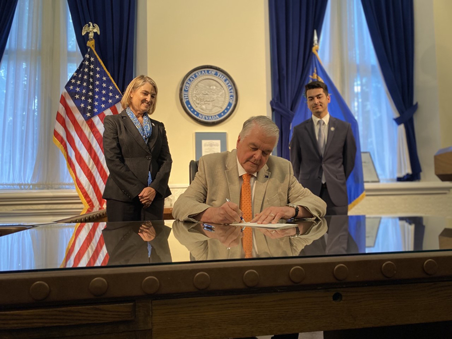 Governor Sisolak signs Senate Bill 52  Photo 01