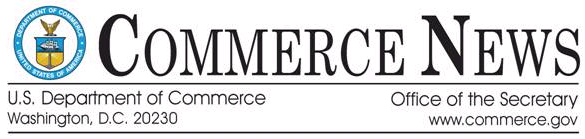 Commerce News - US Dept. of Commerce logo Commerce News - US Dept. of Commerce logo